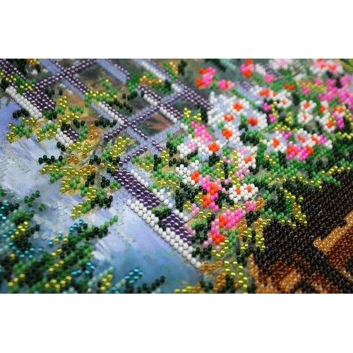 Main Bead Embroidery Kit Garden (Landscapes), AB-256 by Abris Art - buy online! ✿ Fast delivery ✿ Factory price ✿ Wholesale and retail ✿ Purchase Great kits for embroidery with beads