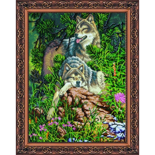 Набір для вишивання бісером на натуральному художньому холсті Відпочинок на каменях, AB-260 від Абрис Арт - купити з доставкою ✿ Найкраща ціна від виробника ✿ Оптом та в роздріб ✿ Придбати Великі набори для вишивки бісером