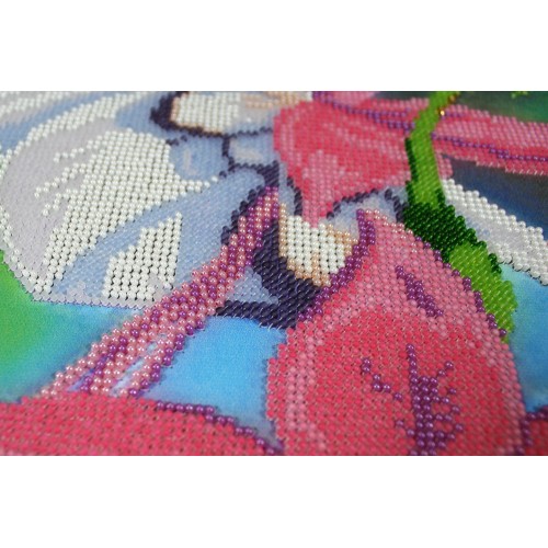 Fuchsia – 1, AB-262 by Abris Art - buy online! ✿ Fast delivery ✿ Factory price ✿ Wholesale and retail ✿ Purchase Great kits for embroidery with beads