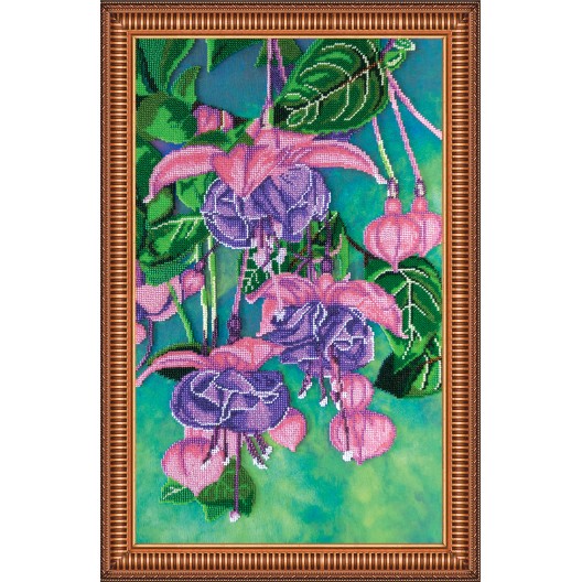 Fuchsia – 2, AB-264 by Abris Art - buy online! ✿ Fast delivery ✿ Factory price ✿ Wholesale and retail ✿ Purchase Great kits for embroidery with beads