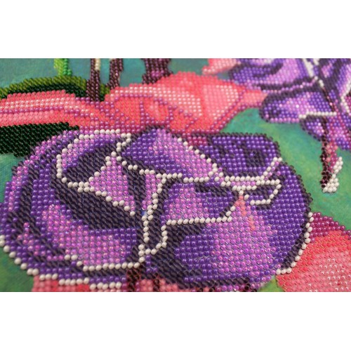 Fuchsia – 2, AB-264 by Abris Art - buy online! ✿ Fast delivery ✿ Factory price ✿ Wholesale and retail ✿ Purchase Great kits for embroidery with beads