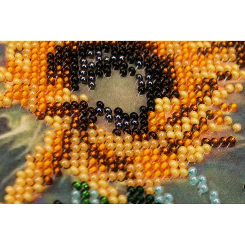 Main Bead Embroidery Kit Flowers of the Sun (Still life), AB-266 by Abris Art - buy online! ✿ Fast delivery ✿ Factory price ✿ Wholesale and retail ✿ Purchase Great kits for embroidery with beads
