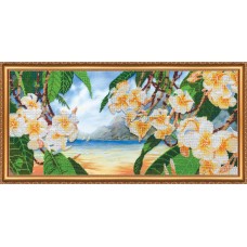 Набір для вишивання бісером на натуральному художньому холсті "Гавайський бриз"