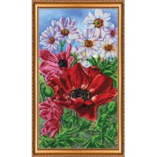 Main Bead Embroidery Kit Wild poppies – 2 (Flowers)