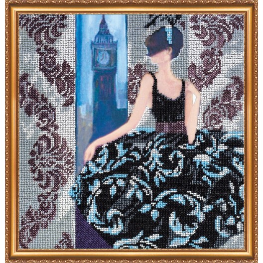 Window to London, AB-275 by Abris Art - buy online! ✿ Fast delivery ✿ Factory price ✿ Wholesale and retail ✿ Purchase Great kits for embroidery with beads