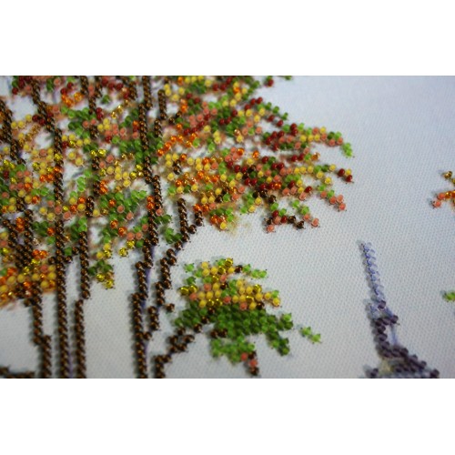 Main Bead Embroidery Kit Autumn Twilight (Landscapes), AB-288 by Abris Art - buy online! ✿ Fast delivery ✿ Factory price ✿ Wholesale and retail ✿ Purchase Great kits for embroidery with beads