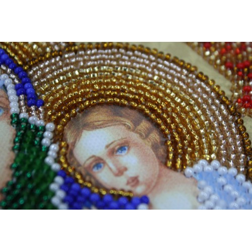 Main Bead Embroidery Kit Icon of the Mother of God «The Unfading Blossom» (Icons), AB-292 by Abris Art - buy online! ✿ Fast delivery ✿ Factory price ✿ Wholesale and retail ✿ Purchase Great kits for embroidery with beads