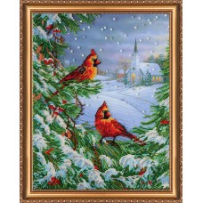 Main Bead Embroidery Kit February frost (Winter tale)