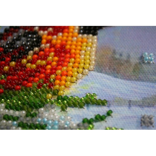 Main Bead Embroidery Kit February frost (Winter tale), AB-299 by Abris Art - buy online! ✿ Fast delivery ✿ Factory price ✿ Wholesale and retail ✿ Purchase Great kits for embroidery with beads