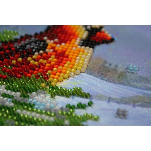 Main Bead Embroidery Kit February frost (Winter tale), AB-299 by Abris Art - buy online! ✿ Fast delivery ✿ Factory price ✿ Wholesale and retail ✿ Purchase Great kits for embroidery with beads