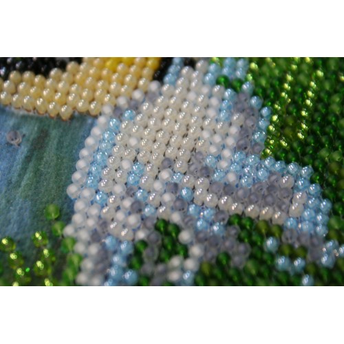 Main Bead Embroidery Kit January bitter cold (Winter tale), AB-300 by Abris Art - buy online! ✿ Fast delivery ✿ Factory price ✿ Wholesale and retail ✿ Purchase Great kits for embroidery with beads