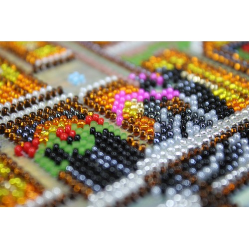 SALE! Set of bead embroidery on natural art canvas magic night, AB-301 by Abris Art - buy online! ✿ Fast delivery ✿ Factory price ✿ Wholesale and retail ✿ Purchase Great kits for embroidery with beads