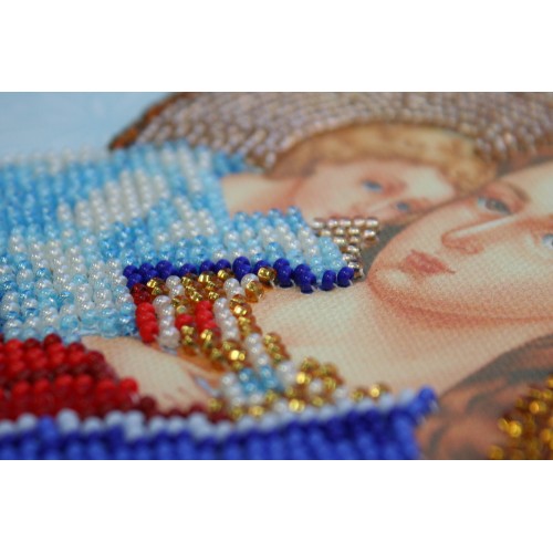 Main Bead Embroidery Kit Icon of the Mother of God «Perishing» (Icons), AB-303 by Abris Art - buy online! ✿ Fast delivery ✿ Factory price ✿ Wholesale and retail ✿ Purchase Great kits for embroidery with beads