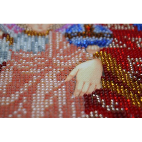 Набір для вишивання бісером на натуральному художньому холсті Ікона Богородиці  Державна , AB-304 від Абрис Арт - купити з доставкою ✿ Найкраща ціна від виробника ✿ Оптом та в роздріб ✿ Придбати Великі набори для вишивки бісером