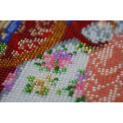 Набір для вишивання бісером на натуральному художньому холсті Ікона Богородиці  Державна , AB-304 від Абрис Арт - купити з доставкою ✿ Найкраща ціна від виробника ✿ Оптом та в роздріб ✿ Придбати Великі набори для вишивки бісером