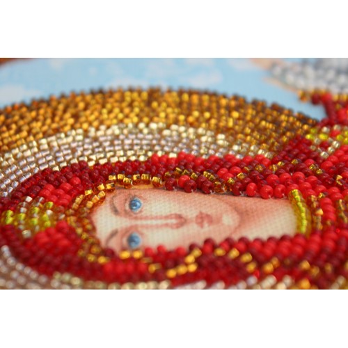 Набір для вишивання бісером на натуральному художньому холсті  Ікона Покров Пресвятої Богородиці, AB-305 від Абрис Арт - купити з доставкою ✿ Найкраща ціна від виробника ✿ Оптом та в роздріб ✿ Придбати Великі набори для вишивки бісером