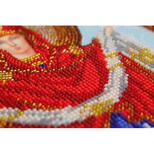 Набір для вишивання бісером на натуральному художньому холсті  Ікона Покров Пресвятої Богородиці, AB-305 від Абрис Арт - купити з доставкою ✿ Найкраща ціна від виробника ✿ Оптом та в роздріб ✿ Придбати Великі набори для вишивки бісером