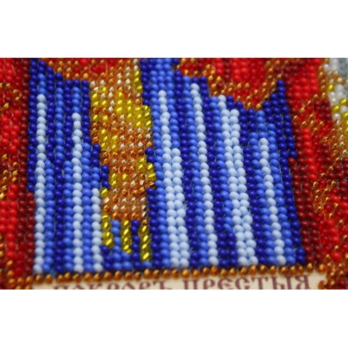 Набір для вишивання бісером на натуральному художньому холсті  Ікона Покров Пресвятої Богородиці, AB-305 від Абрис Арт - купити з доставкою ✿ Найкраща ціна від виробника ✿ Оптом та в роздріб ✿ Придбати Великі набори для вишивки бісером