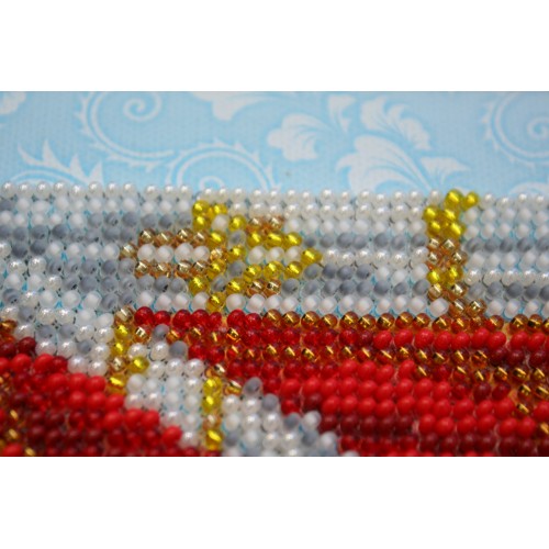 Набір для вишивання бісером на натуральному художньому холсті  Ікона Покров Пресвятої Богородиці, AB-305 від Абрис Арт - купити з доставкою ✿ Найкраща ціна від виробника ✿ Оптом та в роздріб ✿ Придбати Великі набори для вишивки бісером