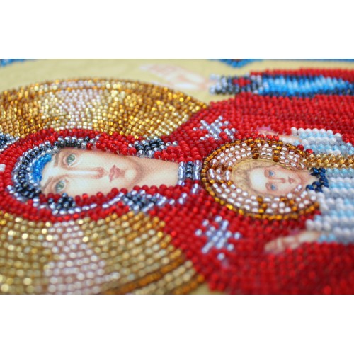 Набір для вишивання бісером на натуральному художньому холсті Ікона Богродиці Невипивана чаша, AB-310 від Абрис Арт - купити з доставкою ✿ Найкраща ціна від виробника ✿ Оптом та в роздріб ✿ Придбати Великі набори для вишивки бісером