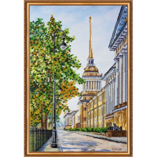 Main Bead Embroidery Kit City sketches – 1 (Landscapes), AB-313 by Abris Art - buy online! ✿ Fast delivery ✿ Factory price ✿ Wholesale and retail ✿ Purchase Great kits for embroidery with beads