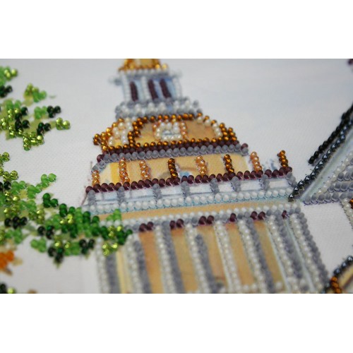Main Bead Embroidery Kit City sketches – 1 (Landscapes), AB-313 by Abris Art - buy online! ✿ Fast delivery ✿ Factory price ✿ Wholesale and retail ✿ Purchase Great kits for embroidery with beads