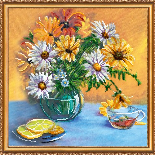 Morning aroma, AB-315 by Abris Art - buy online! ✿ Fast delivery ✿ Factory price ✿ Wholesale and retail ✿ Purchase Great kits for embroidery with beads