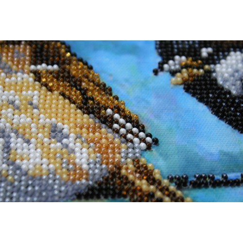 Main Bead Embroidery Kit City gatherings (Winter tale), AB-321 by Abris Art - buy online! ✿ Fast delivery ✿ Factory price ✿ Wholesale and retail ✿ Purchase Great kits for embroidery with beads