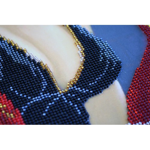 Main Bead Embroidery Kit Chess queen (Romanticism), AB-329 by Abris Art - buy online! ✿ Fast delivery ✿ Factory price ✿ Wholesale and retail ✿ Purchase Great kits for embroidery with beads