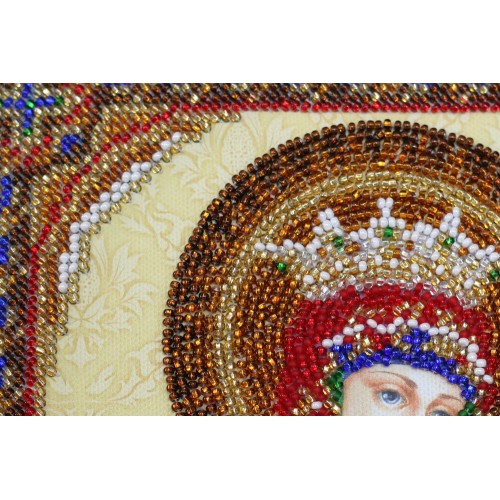 Набір для вишивання бісером на натуральному художньому холсті  Ікона Божий Матері Скоропослушниця, AB-333 від Абрис Арт - купити з доставкою ✿ Найкраща ціна від виробника ✿ Оптом та в роздріб ✿ Придбати Великі набори для вишивки бісером