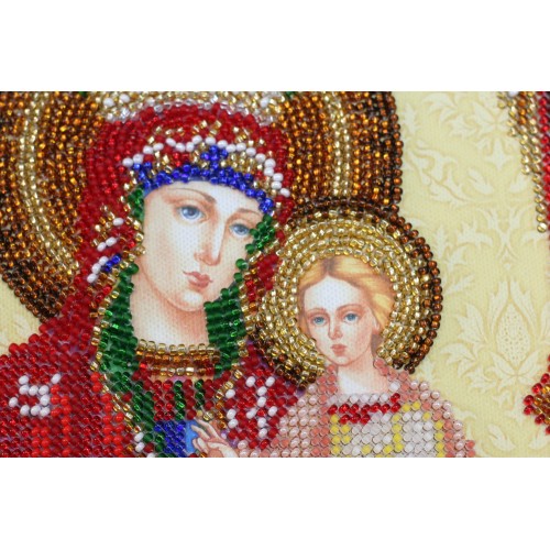 Набір для вишивання бісером на натуральному художньому холсті  Ікона Божий Матері Скоропослушниця, AB-333 від Абрис Арт - купити з доставкою ✿ Найкраща ціна від виробника ✿ Оптом та в роздріб ✿ Придбати Великі набори для вишивки бісером