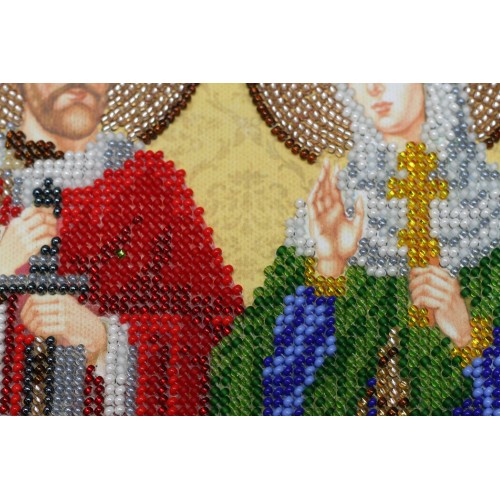 Набір для вишивання бісером на натуральному художньому холсті « Ікона святого князя Петра і святої княгині Февронії », AB-334 від Абрис Арт - купити з доставкою ✿ Найкраща ціна від виробника ✿ Оптом та в роздріб ✿ Придбати Великі набори для вишивки бісеро