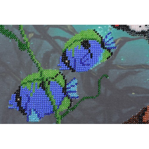 Main Bead Embroidery Kit Underwater hunting (Animals), AB-343 by Abris Art - buy online! ✿ Fast delivery ✿ Factory price ✿ Wholesale and retail ✿ Purchase Great kits for embroidery with beads