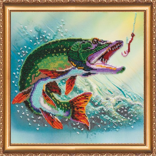 Main Bead Embroidery Kit On the hook (Animals), AB-344 by Abris Art - buy online! ✿ Fast delivery ✿ Factory price ✿ Wholesale and retail ✿ Purchase Great kits for embroidery with beads