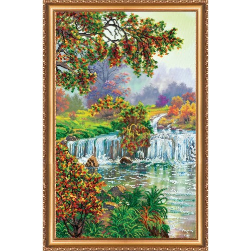 Main Bead Embroidery Kit Paradise (Landscapes), AB-347 by Abris Art - buy online! ✿ Fast delivery ✿ Factory price ✿ Wholesale and retail ✿ Purchase Great kits for embroidery with beads