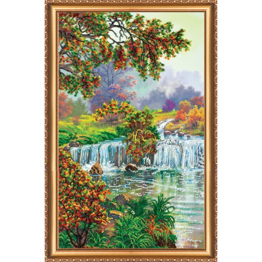 Main Bead Embroidery Kit Paradise (Landscapes), AB-347 by Abris Art - buy online! ✿ Fast delivery ✿ Factory price ✿ Wholesale and retail ✿ Purchase Great kits for embroidery with beads