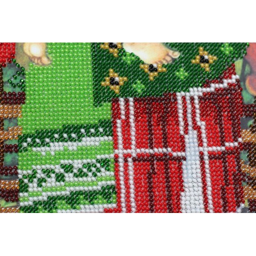Main Bead Embroidery Kit Nearest and dearest (Genre Scenes), AB-349 by Abris Art - buy online! ✿ Fast delivery ✿ Factory price ✿ Wholesale and retail ✿ Purchase Great kits for embroidery with beads
