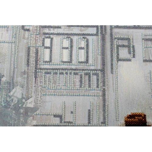 Main Bead Embroidery Kit Foul weather (Landscapes), AB-352 by Abris Art - buy online! ✿ Fast delivery ✿ Factory price ✿ Wholesale and retail ✿ Purchase Great kits for embroidery with beads