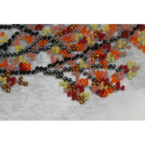 Main Bead Embroidery Kit Autumn embankment (Landscapes), AB-353 by Abris Art - buy online! ✿ Fast delivery ✿ Factory price ✿ Wholesale and retail ✿ Purchase Great kits for embroidery with beads
