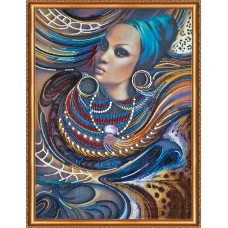 Main Bead Embroidery Kit Colors of Africa (Genre Scenes)