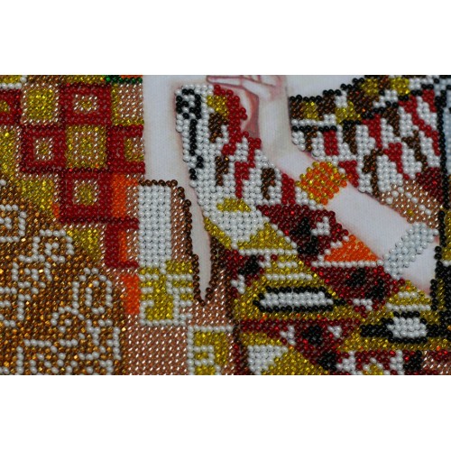 Main Bead Embroidery Kit Golden Adel (Modern), AB-366 by Abris Art - buy online! ✿ Fast delivery ✿ Factory price ✿ Wholesale and retail ✿ Purchase Great kits for embroidery with beads