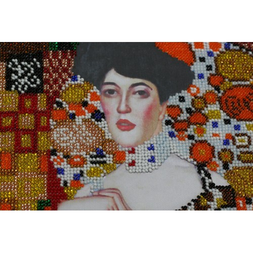 Main Bead Embroidery Kit Golden Adel (Modern), AB-366 by Abris Art - buy online! ✿ Fast delivery ✿ Factory price ✿ Wholesale and retail ✿ Purchase Great kits for embroidery with beads