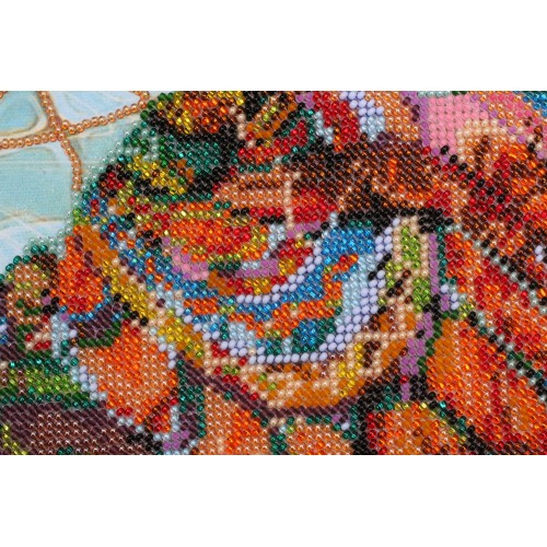 Main Bead Embroidery Kit Mosaic elephant (Deco Scenes), AB-368 by Abris Art - buy online! ✿ Fast delivery ✿ Factory price ✿ Wholesale and retail ✿ Purchase Great kits for embroidery with beads