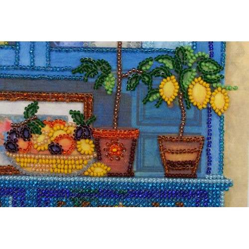 Main Bead Embroidery Kit Kitchen buffet (Household stories), AB-371 by Abris Art - buy online! ✿ Fast delivery ✿ Factory price ✿ Wholesale and retail ✿ Purchase Great kits for embroidery with beads