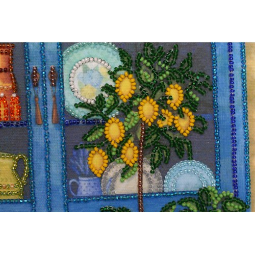 Main Bead Embroidery Kit Kitchen buffet (Household stories), AB-371 by Abris Art - buy online! ✿ Fast delivery ✿ Factory price ✿ Wholesale and retail ✿ Purchase Great kits for embroidery with beads