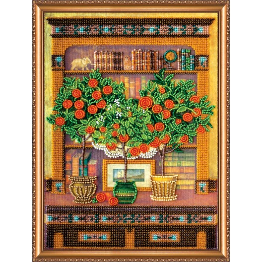Набір для вишивання бісером на натуральному художньому холсті Буфет у вітальні, AB-373 від Абрис Арт - купити з доставкою ✿ Найкраща ціна від виробника ✿ Оптом та в роздріб ✿ Придбати Великі набори для вишивки бісером