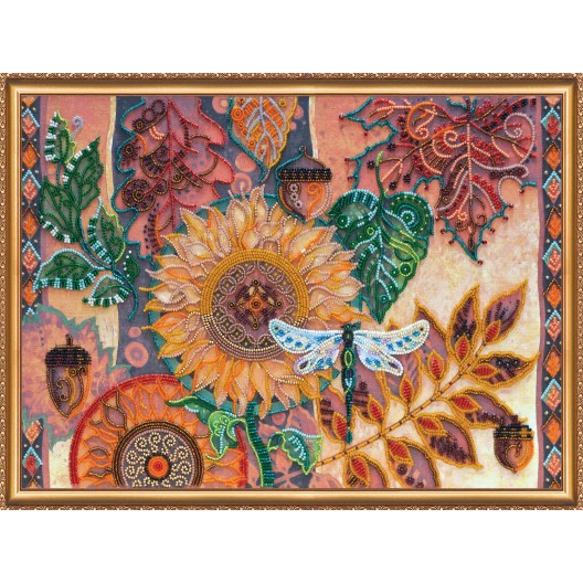 Набір для вишивання бісером на натуральному художньому холсті  Листопад, AB-376 від Абрис Арт - купити з доставкою ✿ Найкраща ціна від виробника ✿ Оптом та в роздріб ✿ Придбати Великі набори для вишивки бісером