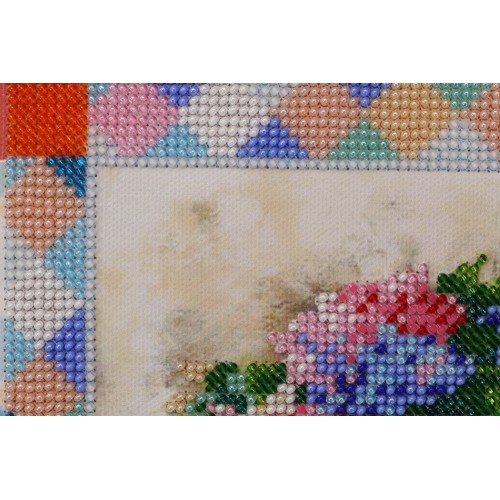 Main bead embroidery kits Hydrangea meets (Flowers), AB-386 by Abris Art - buy online! ✿ Fast delivery ✿ Factory price ✿ Wholesale and retail ✿ Purchase Great kits for embroidery with beads