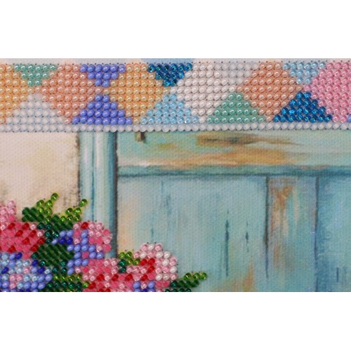 Main bead embroidery kits Hydrangea meets (Flowers), AB-386 by Abris Art - buy online! ✿ Fast delivery ✿ Factory price ✿ Wholesale and retail ✿ Purchase Great kits for embroidery with beads