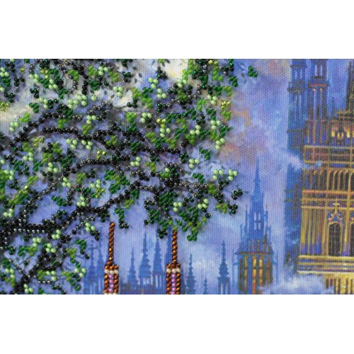 Main bead embroidery kits Big City lights (Landscapes), AB-389 by Abris Art - buy online! ✿ Fast delivery ✿ Factory price ✿ Wholesale and retail ✿ Purchase Great kits for embroidery with beads